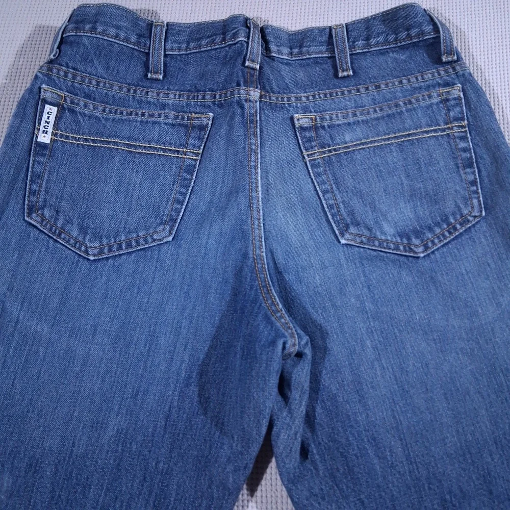 Cinch Up Mens Straight Leg Jeans Med Wash Blue Cotton Denim 31x32 (Fits 32x32)